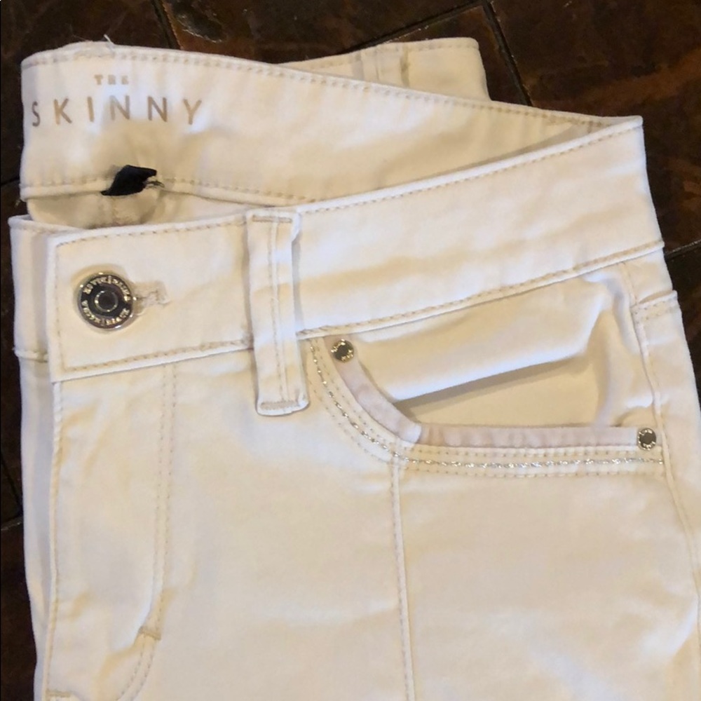 White Black Skinnies